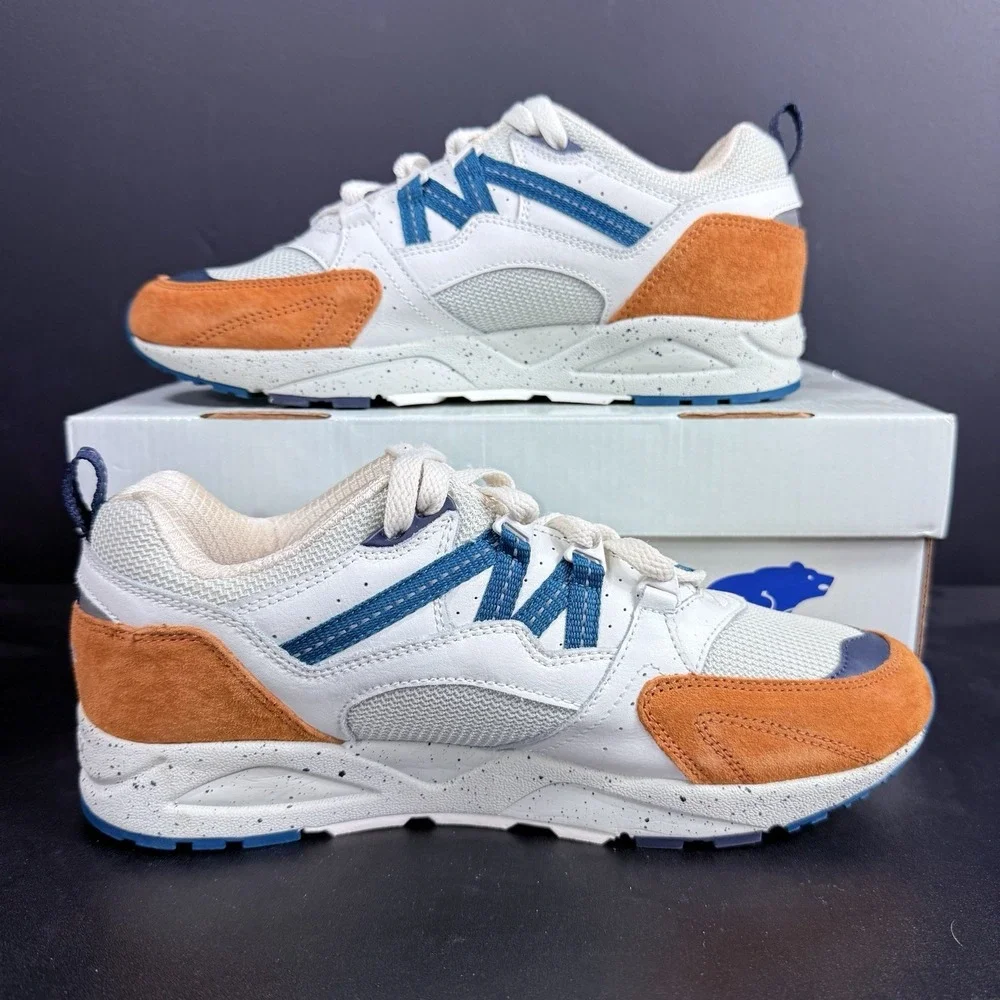 Karhu Fusion 2.0 Men's Size 8 Shoes Nugget‎ Lagoon Brown Green Unisex Sneakers - Picture 5 of 16